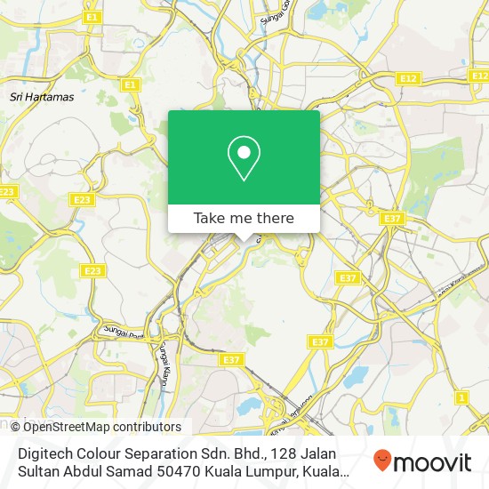 Digitech Colour Separation Sdn. Bhd., 128 Jalan Sultan Abdul Samad 50470 Kuala Lumpur map
