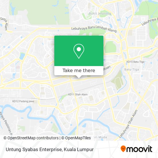 Untung Syabas Enterprise map