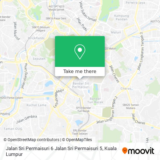 Peta Jalan Sri Permaisuri 6 Jalan Sri Permaisuri 5