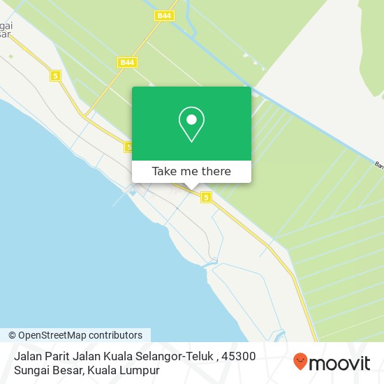 Jalan Parit Jalan Kuala Selangor-Teluk , 45300 Sungai Besar map