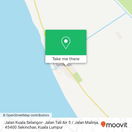 Jalan Kuala Selangor- Jalan Tali Air 5 / Jalan Malinja, 45400 Sekinchan map