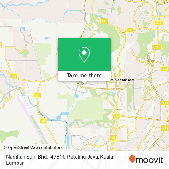 Nadihah Sdn. Bhd., 47810 Petaling Jaya map