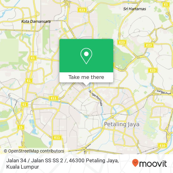 Jalan 34 / Jalan SS SS 2 /, 46300 Petaling Jaya map