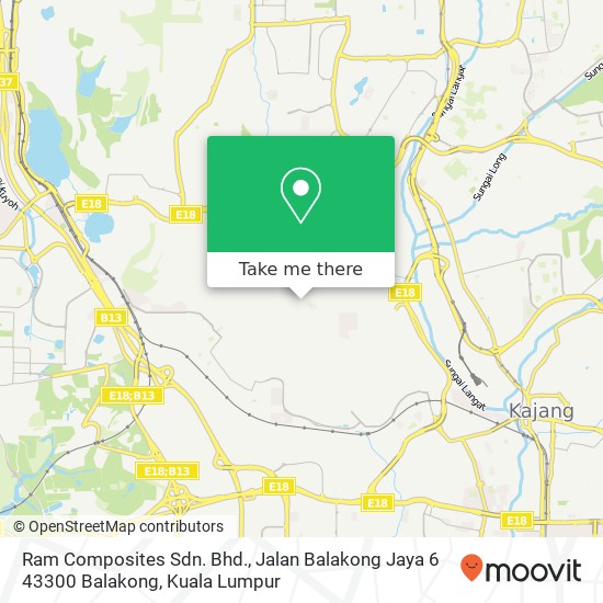 Peta Ram Composites Sdn. Bhd., Jalan Balakong Jaya 6 43300 Balakong