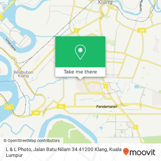 L & L Photo, Jalan Batu Nilam 34 41200 Klang map