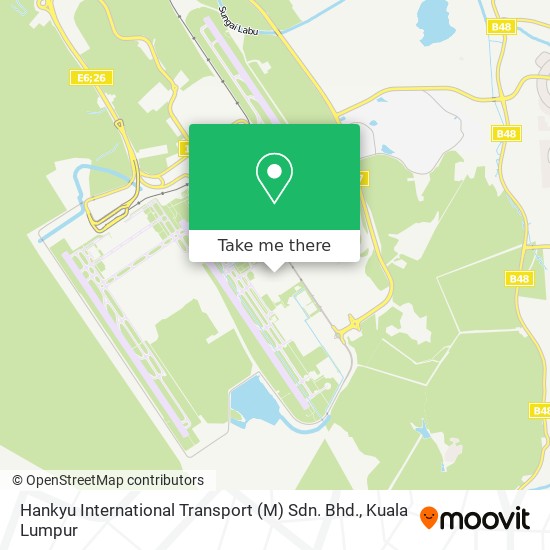 Peta Hankyu International Transport (M) Sdn. Bhd.
