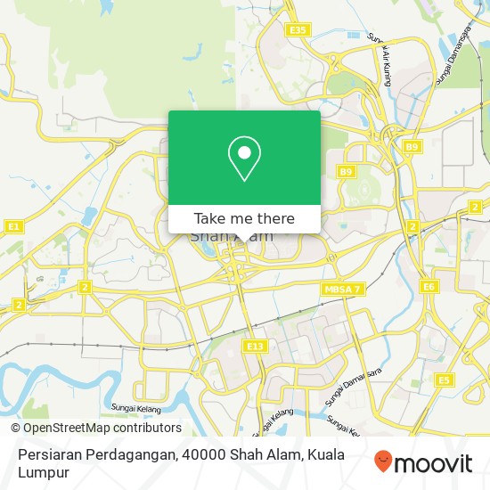 Persiaran Perdagangan, 40000 Shah Alam map