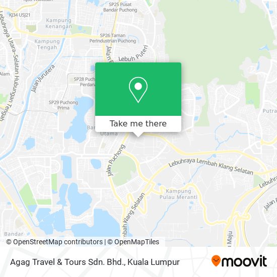 Agag Travel & Tours Sdn. Bhd. map