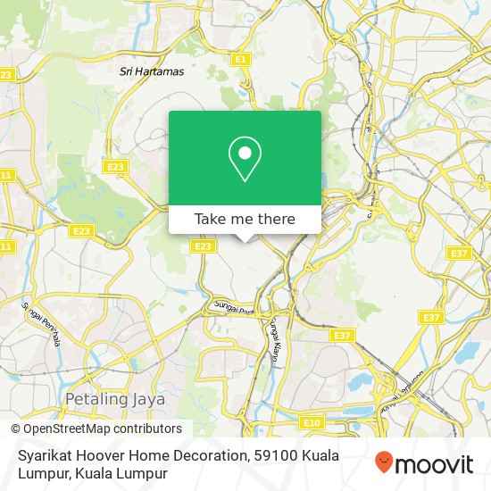 Peta Syarikat Hoover Home Decoration, 59100 Kuala Lumpur