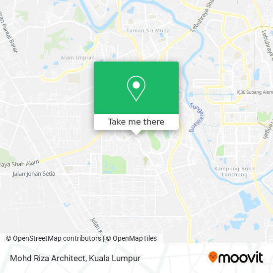 Mohd Riza Architect map