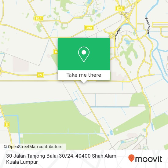 Peta 30 Jalan Tanjong Balai 30 / 24, 40400 Shah Alam