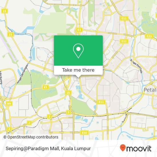 Sepiring@Paradigm Mall map