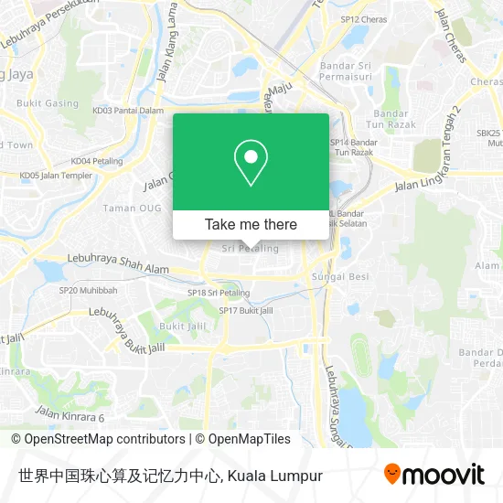 世界中国珠心算及记忆力中心 map