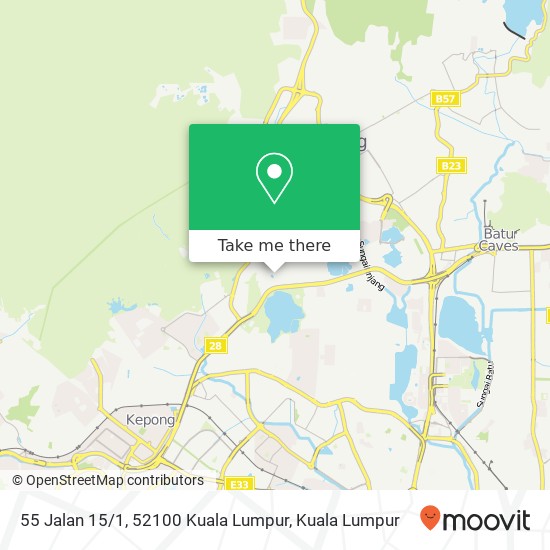 55 Jalan 15 / 1, 52100 Kuala Lumpur map