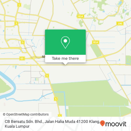 CB Bersatu Sdn. Bhd., Jalan Halia Muda 41200 Klang map