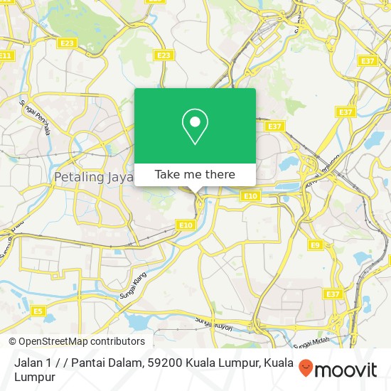 Jalan 1 / / Pantai Dalam, 59200 Kuala Lumpur map