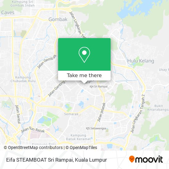 Eifa STEAMBOAT Sri Rampai map