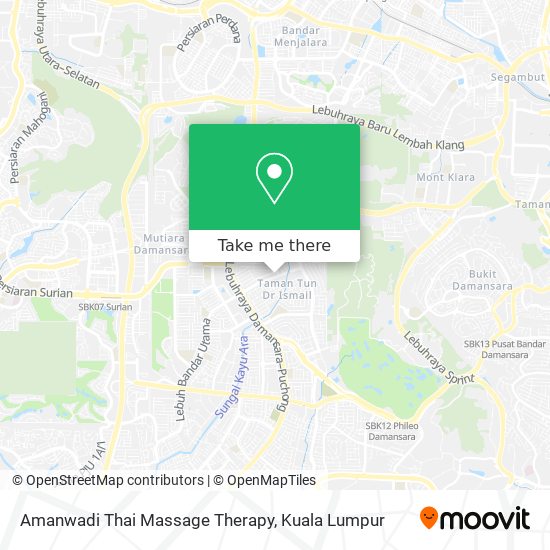 Amanwadi Thai Massage Therapy map