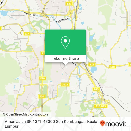 Aman Jalan SK 13 / 1, 43300 Seri Kembangan map