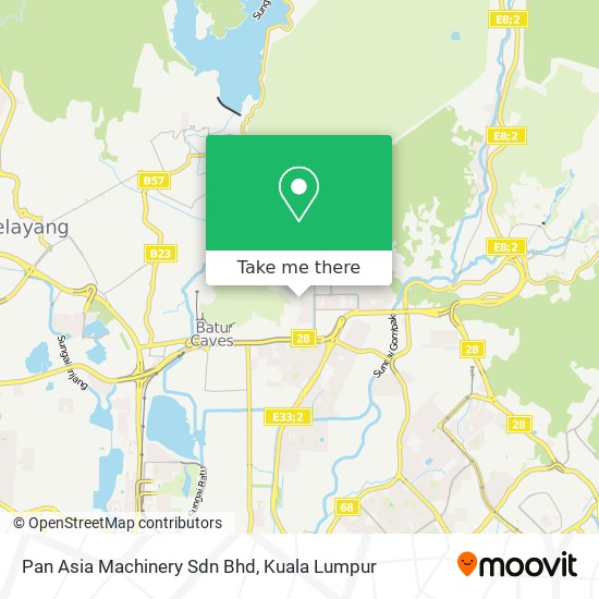 Peta Pan Asia Machinery Sdn Bhd