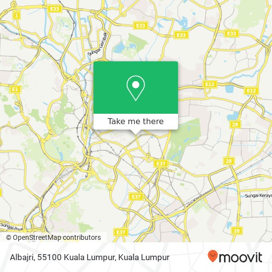 Peta Albajri, 55100 Kuala Lumpur
