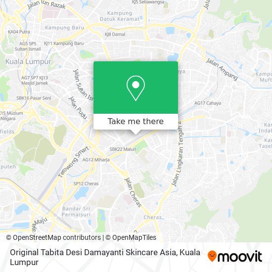 Original Tabita Desi Damayanti Skincare Asia map