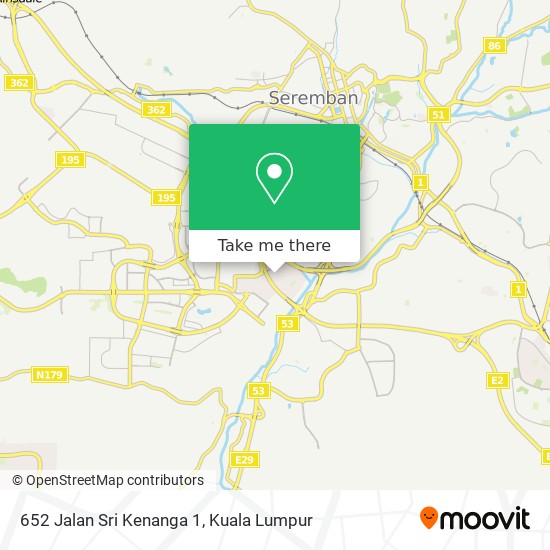 652 Jalan Sri Kenanga 1 map