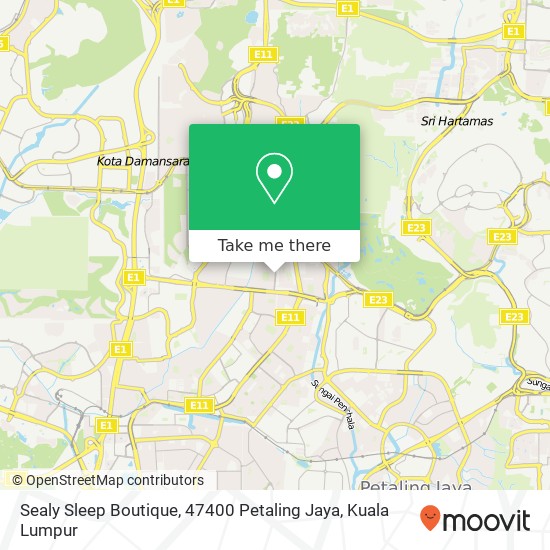 Sealy Sleep Boutique, 47400 Petaling Jaya map