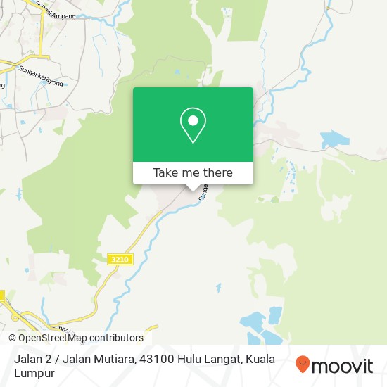 Jalan 2 / Jalan Mutiara, 43100 Hulu Langat map