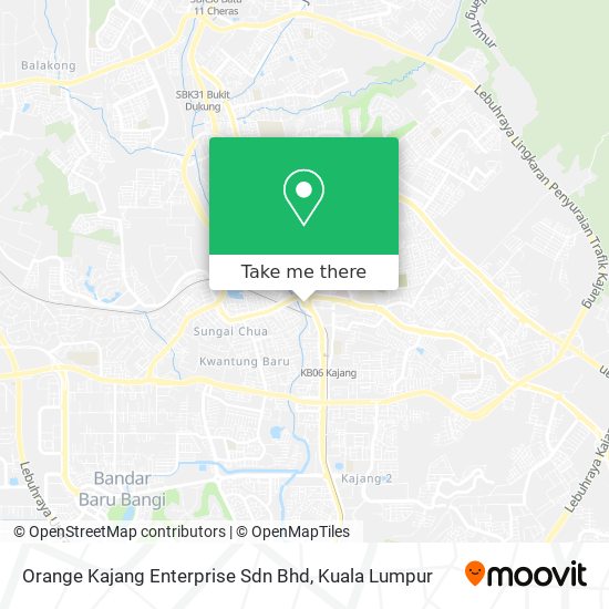 Orange Kajang Enterprise Sdn Bhd map