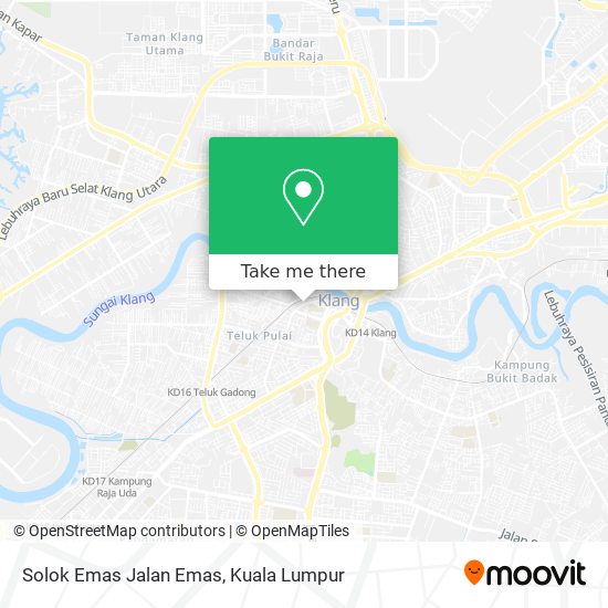 Peta Solok Emas Jalan Emas