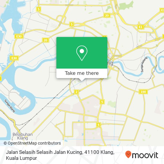 Jalan Selasih Selasih Jalan Kucing, 41100 Klang map