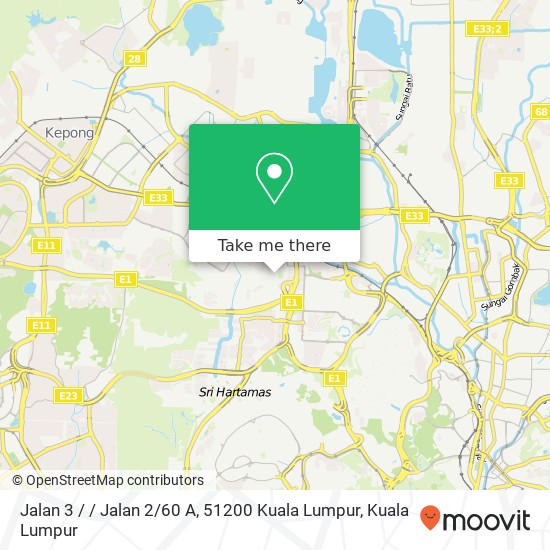 Jalan 3 / / Jalan 2 / 60 A, 51200 Kuala Lumpur map