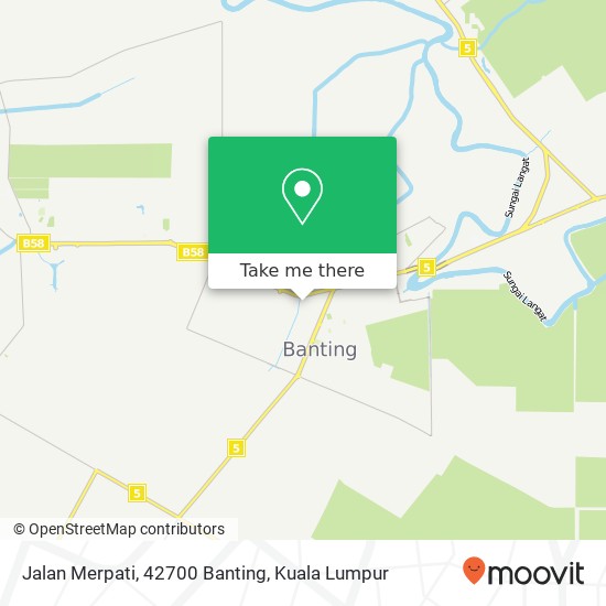 Jalan Merpati, 42700 Banting map