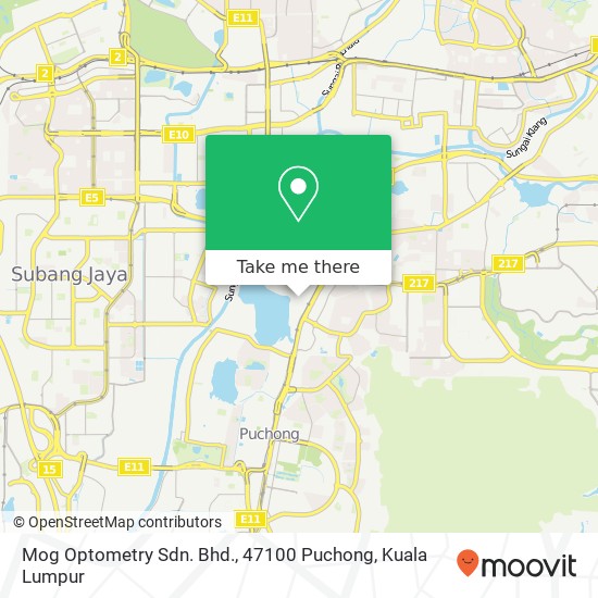 Peta Mog Optometry Sdn. Bhd., 47100 Puchong