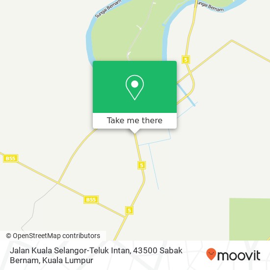 Jalan Kuala Selangor-Teluk Intan, 43500 Sabak Bernam map
