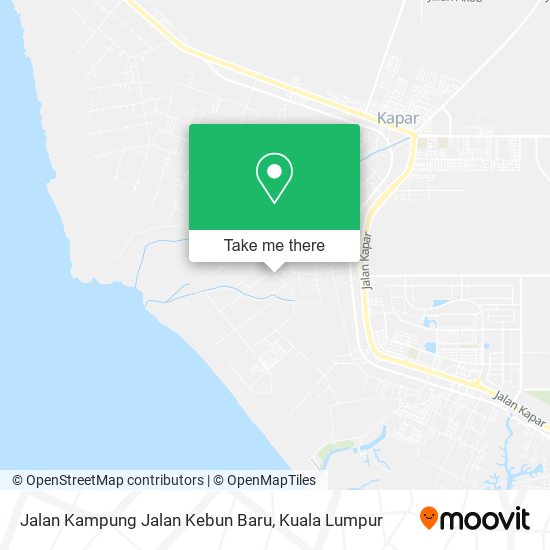 Jalan Kampung Jalan Kebun Baru, 42200 Kapar map