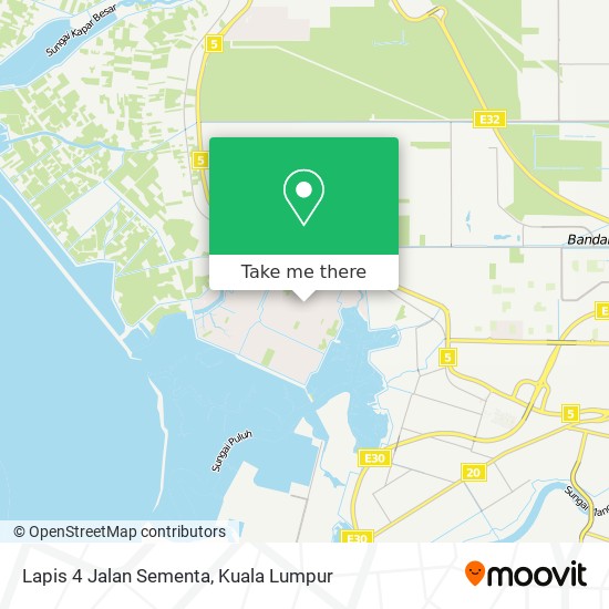 Lapis 4 Jalan Sementa map