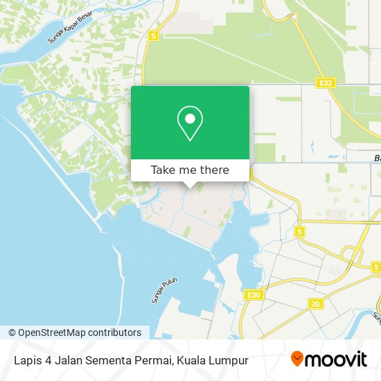Lapis 4 Jalan Sementa Permai map