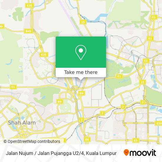 Peta Jalan Nujum / Jalan Pujangga U2 / 4