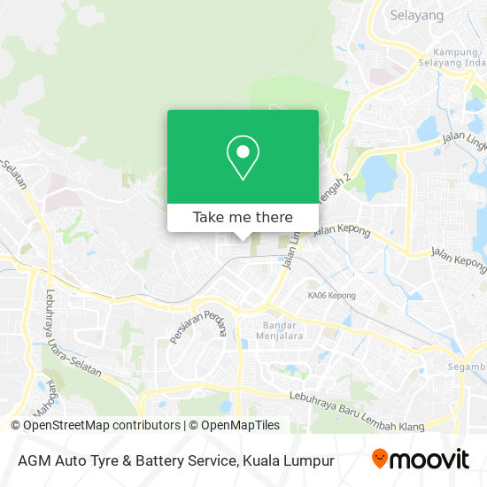 AGM Auto Tyre & Battery Service map