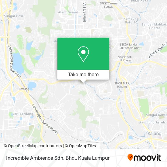 Peta Incredible Ambience Sdn. Bhd.