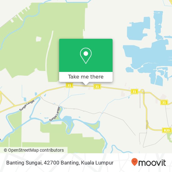 Banting Sungai, 42700 Banting map