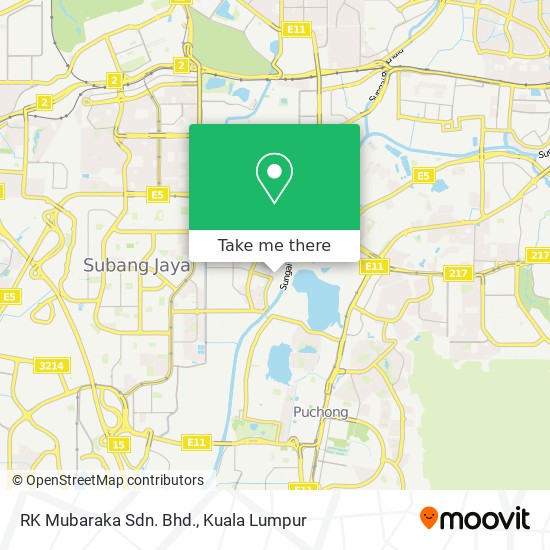 RK Mubaraka Sdn. Bhd. map