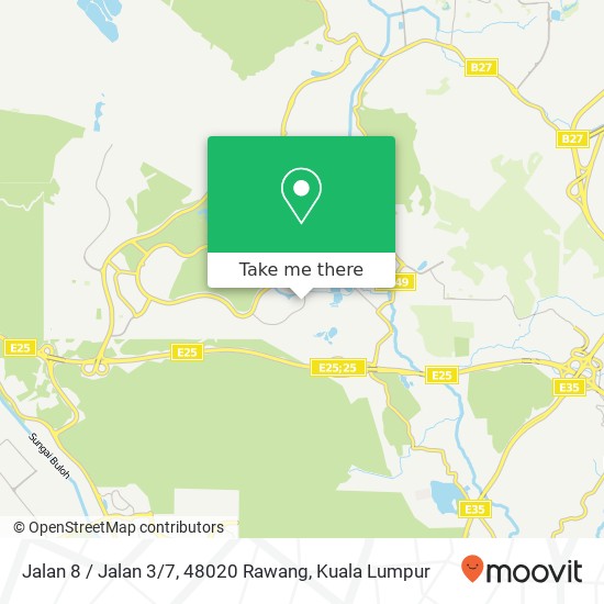 Peta Jalan 8 / Jalan 3 / 7, 48020 Rawang