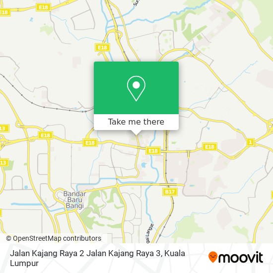 Jalan Kajang Raya 2 Jalan Kajang Raya 3 map