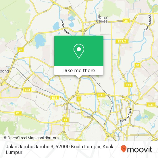 Jalan Jambu Jambu 3, 52000 Kuala Lumpur map