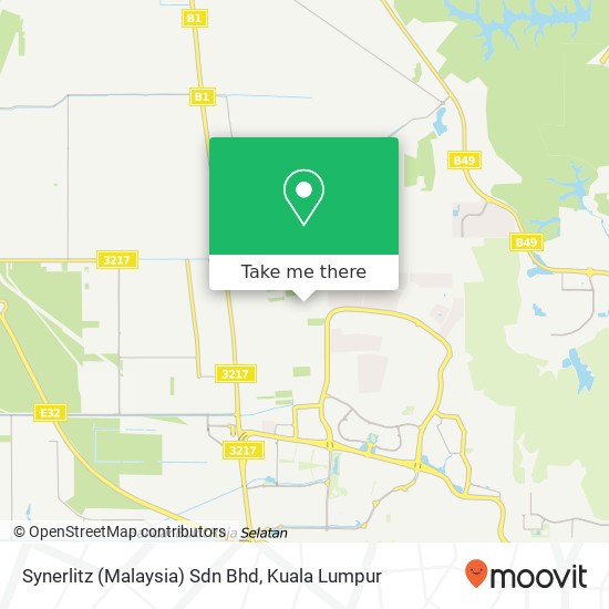 Peta Synerlitz (Malaysia) Sdn Bhd, Jalan Bunga Raya 41050 Kapar
