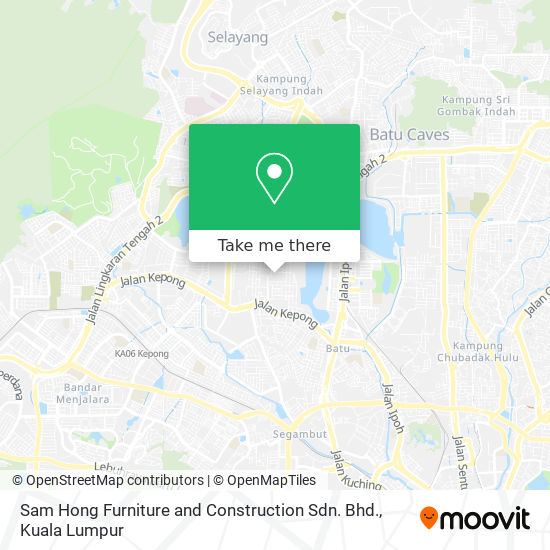Sam Hong Furniture and Construction Sdn. Bhd. map
