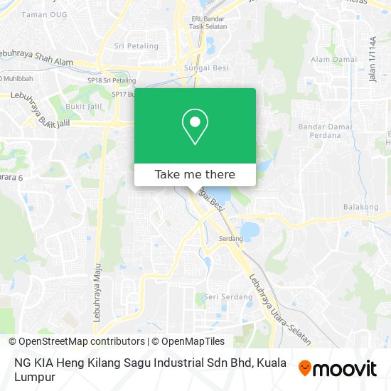 NG KIA Heng Kilang Sagu Industrial Sdn Bhd map